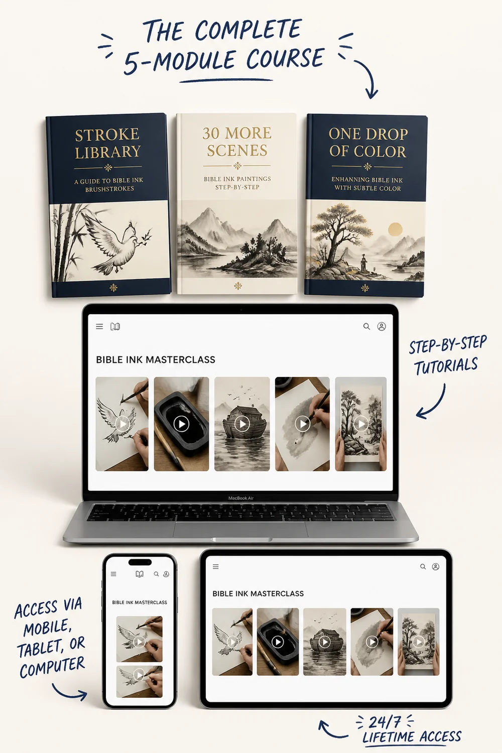 Everything included in the course